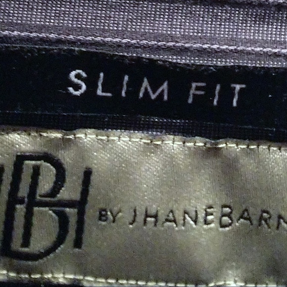 Men's XXL grey on grey pinstripe slim fit shirt - Picture 3 of 6